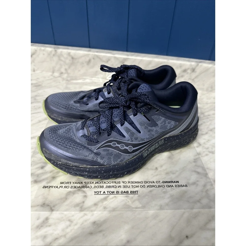 Saucony Everun ISO Women's Size 9.5 Blue Running Shoes S10466-1 Athletic Sneaker